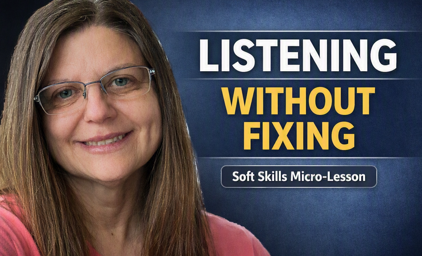 Listening Without Fixing
